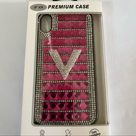 Pink glitter Apple IPhone XR phone case - Picture 3 of 3